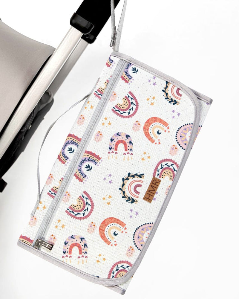 Tapis à Langer Portable - Arc en Ciel