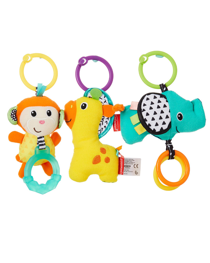 Infantino Ensemble de jouets suspendus 0M+