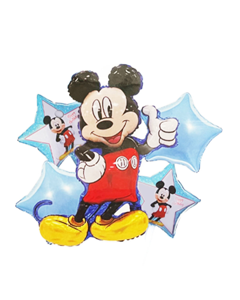 Pack Mickey 5 Piezas De Decoración Para Cumpleaños