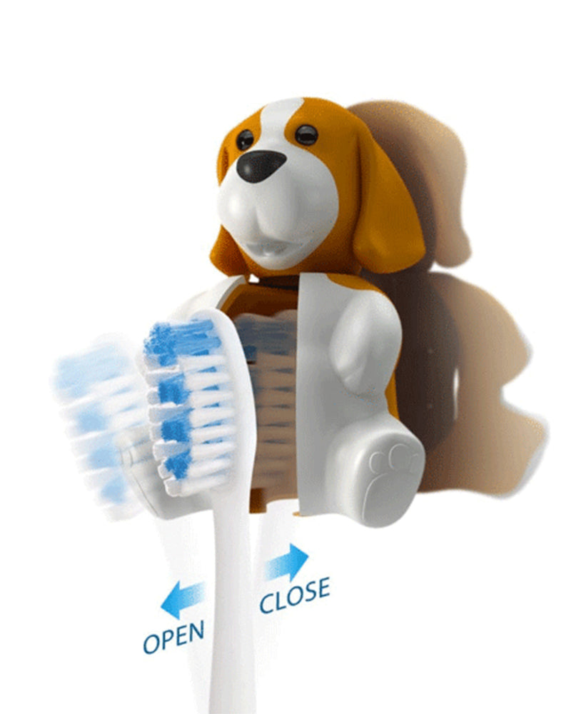 Flipper Toothbrush with Lid - Dog