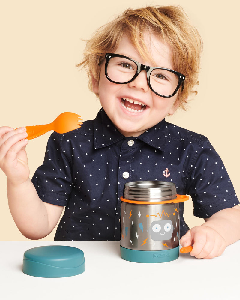 Skip Hop Thermos Isotherme en Acier Inoxydable Zoo 325ml - Robot