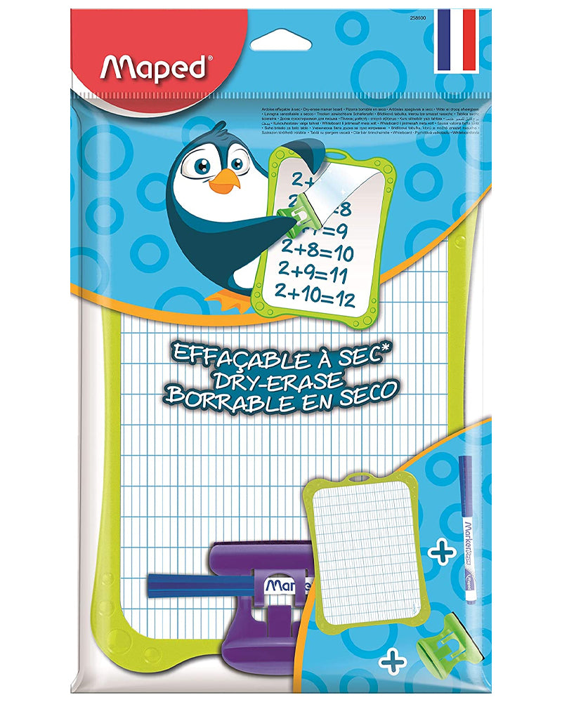 Maped Ardoise Classique Blanche + Accessoire - Vert