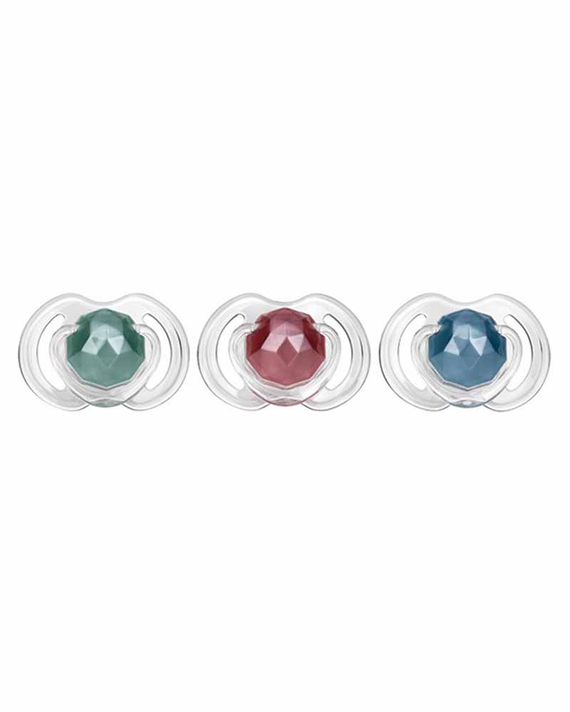 Nûby Tritan Little Gems Pacifier 0-6M - Blue