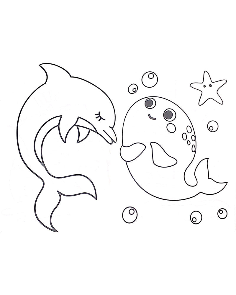 Álbum para colorear - En el mar