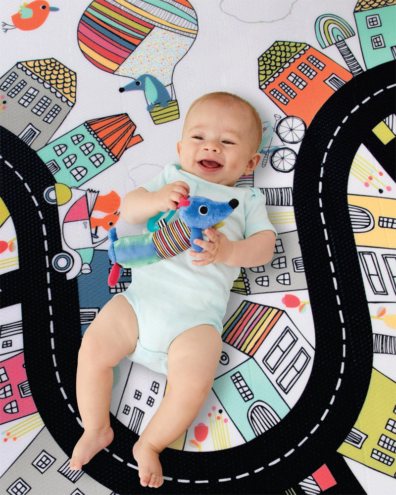 Skip Hop Tapis de Jeu Réversible Double Play - Vibrant Village