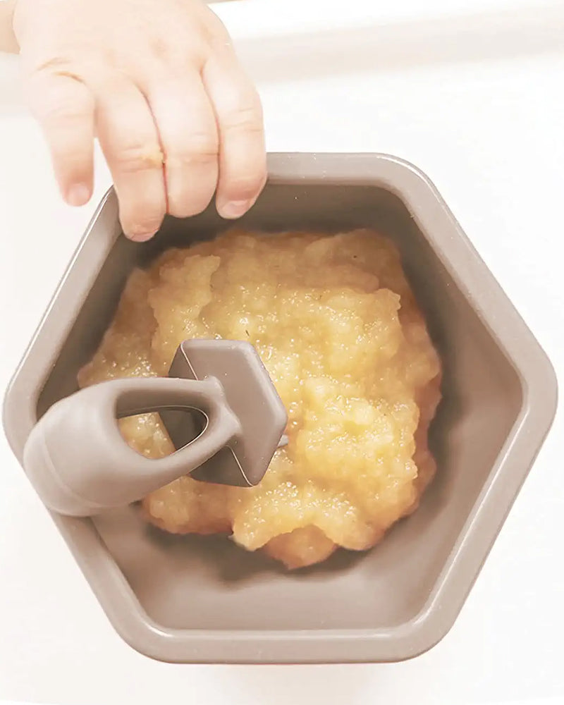 تيني توينكل أدوات مائدة تعليمية من السيليكون - بيج