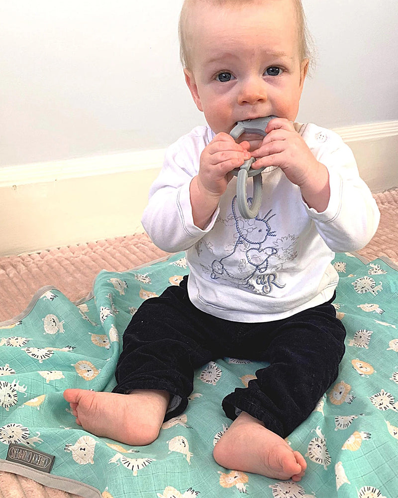 غطاء رضاعة من الشاش 6 في 1 - أسد رائع