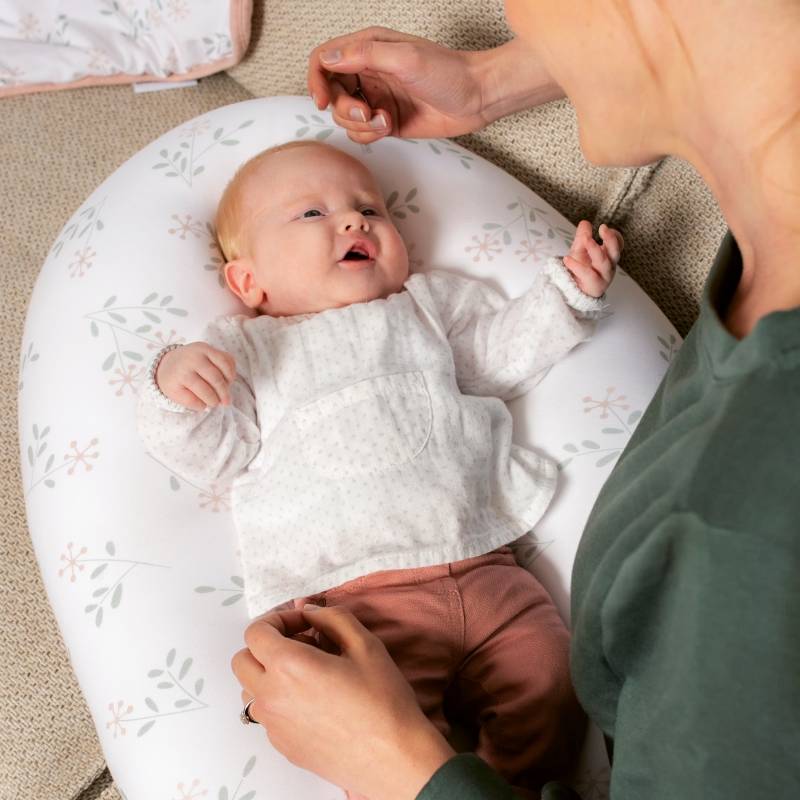 Coussin d'allaitement et maternité BUDDY Spring Doomoo - Rose