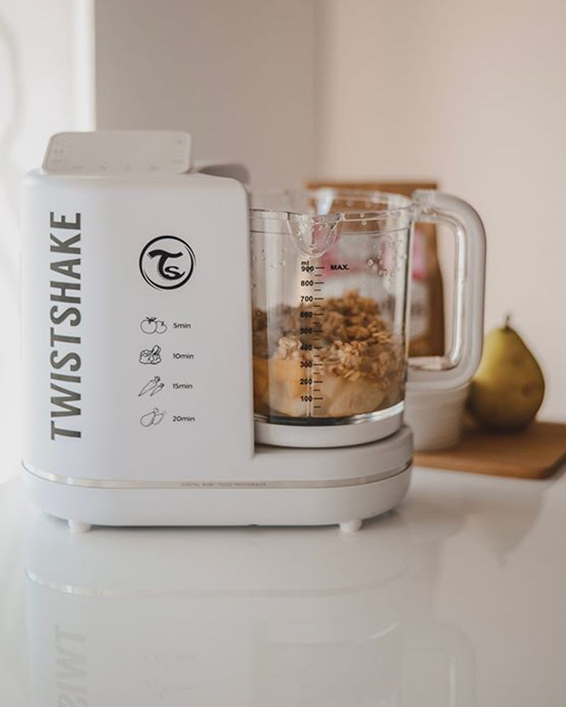 Twistshake Robot cuiseur pour bébé 6 en 1 - Blanc