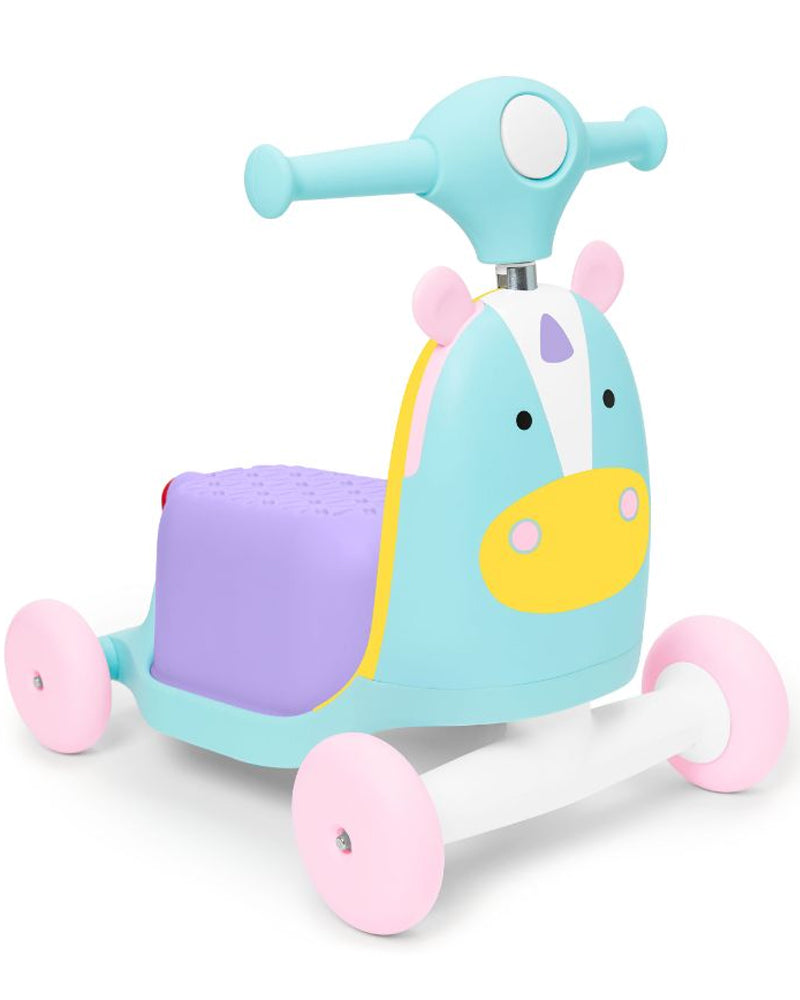 Skip Hop 3 en 1 Zoo Scooter 1-4A - Unicornio