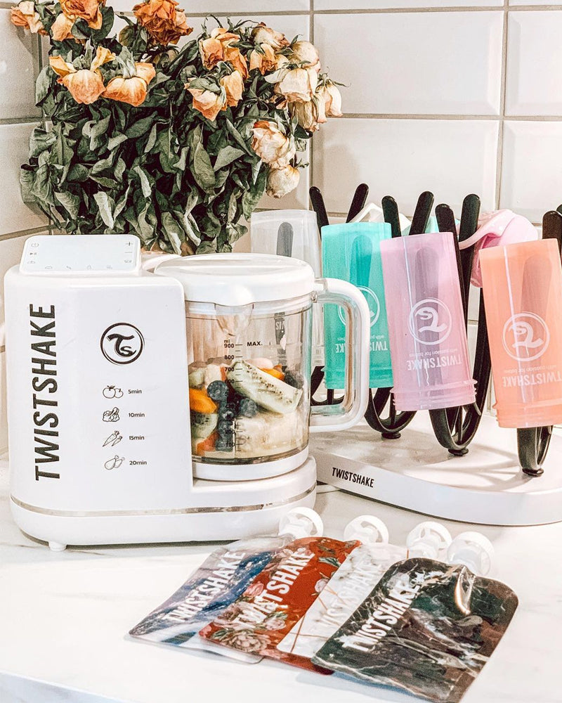 Twistshake Robot cuiseur pour bébé 6 en 1 - Blanc