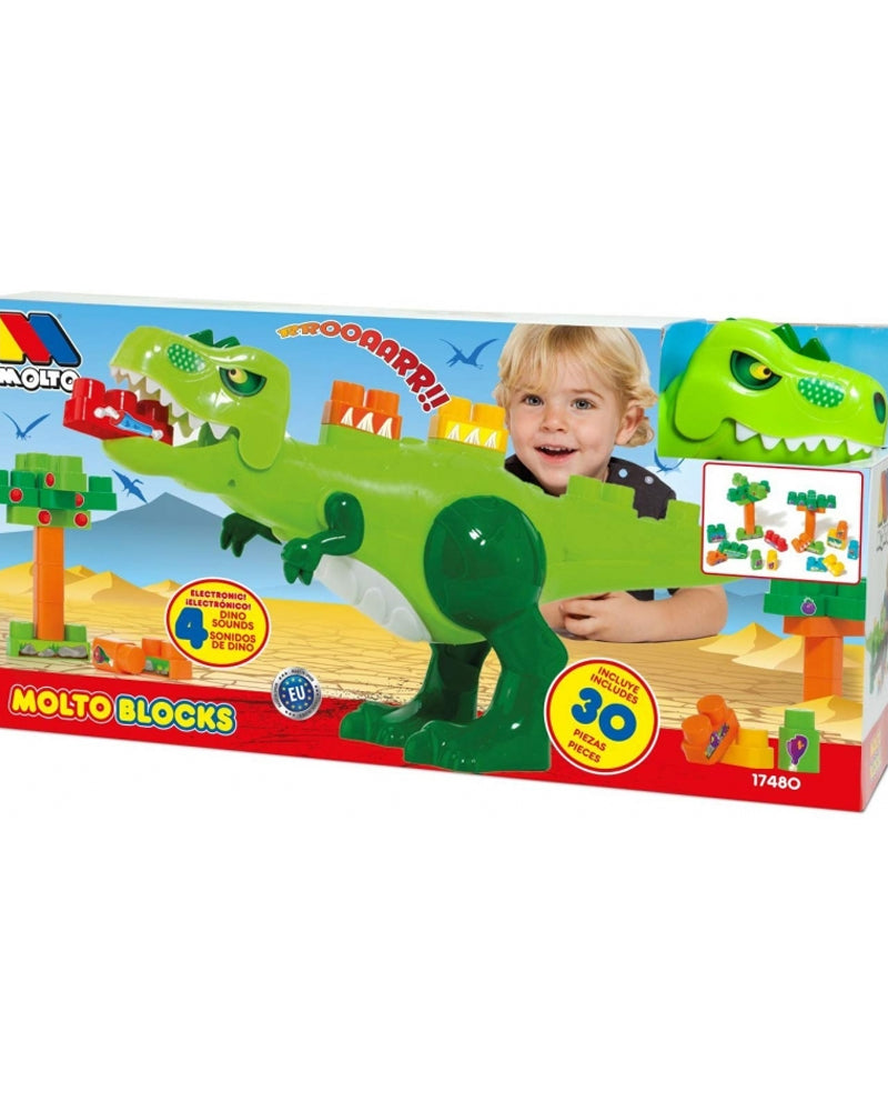Molto Dinosaurios Con 30 Bloques 12M+