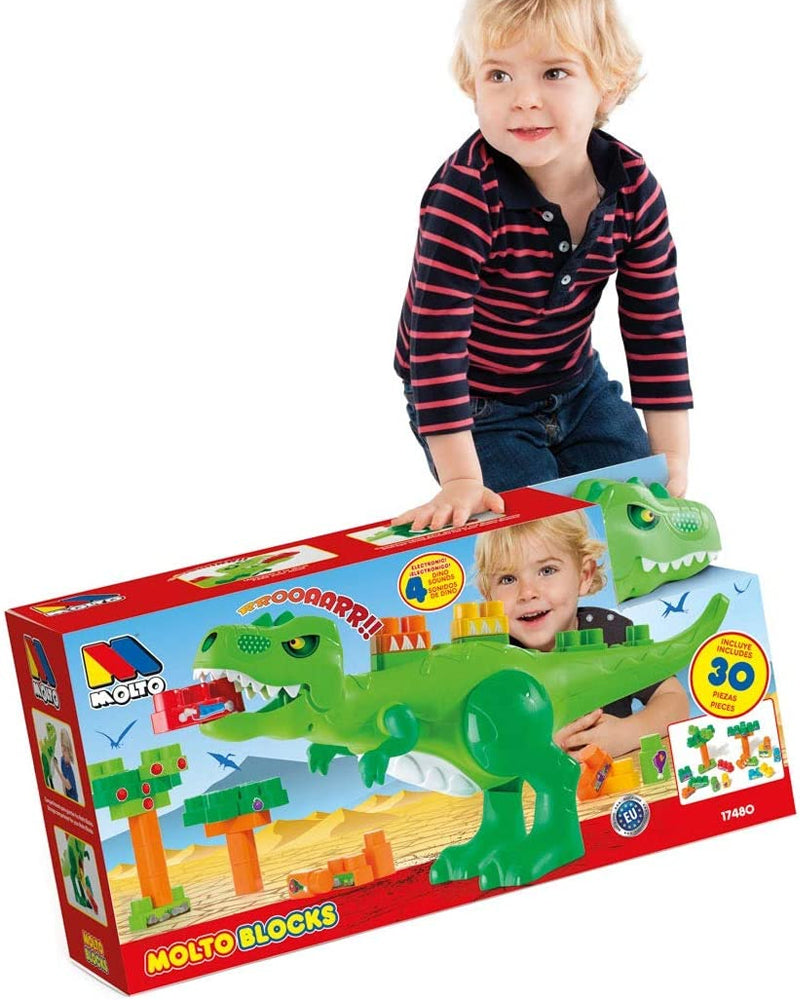 Molto Dinosaurios Con 30 Bloques 12M+