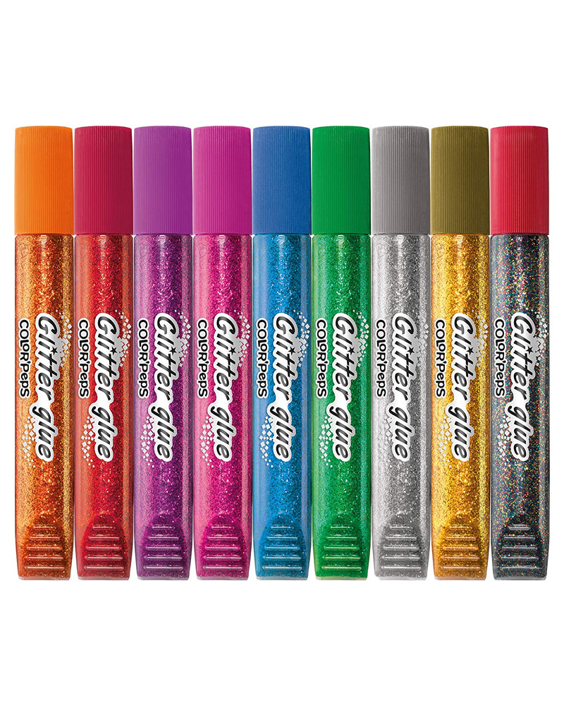 Maped Colle pailletée Blister de 9 tubes 10,5ml