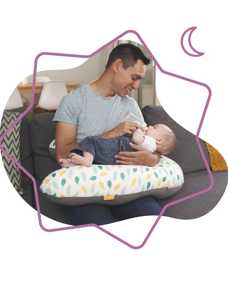 Almohada premamá y lactancia de plumas Badabulle