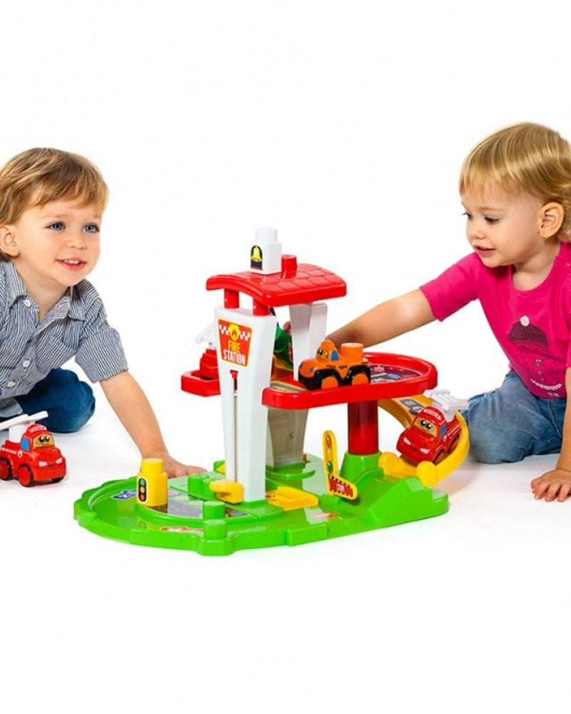 Molto Station De Pompiers Avec Blocs