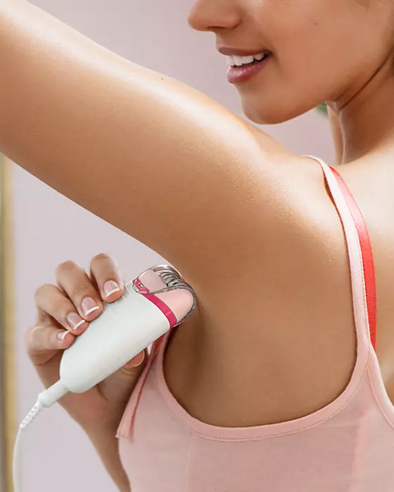 فيليبس ماكينة إزالة الشعر المدمجة التي تعمل بالكهرباء