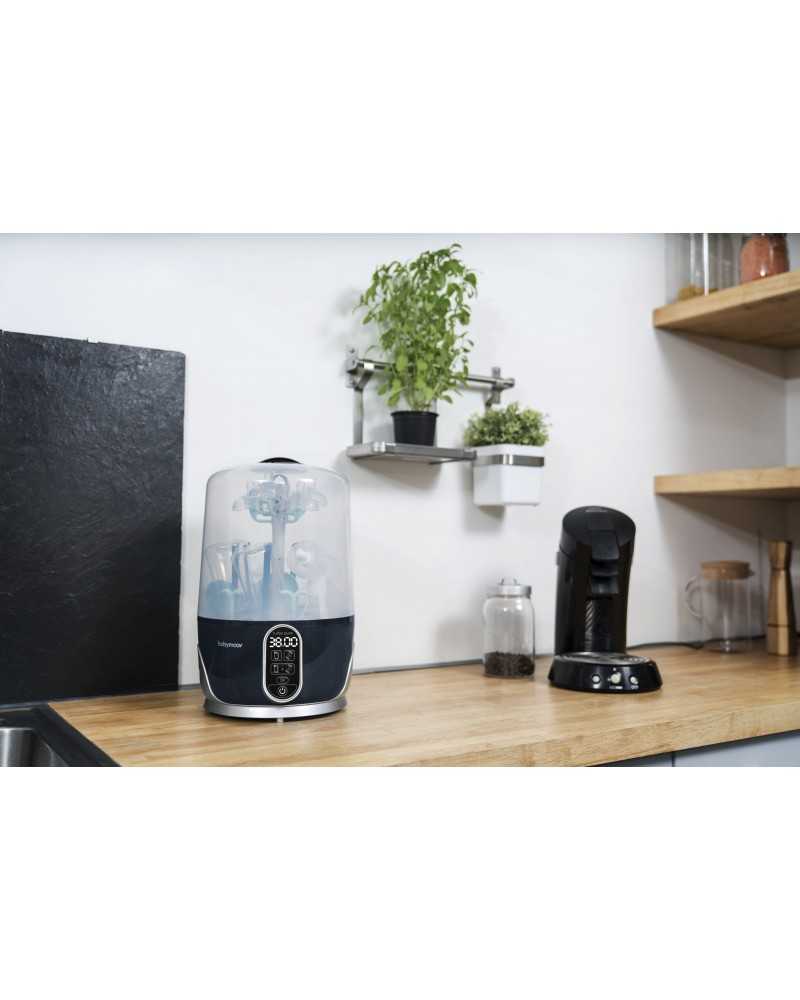 جهاز تعقيم وتجفيف رضاعات توربو بيور من بيبي موف