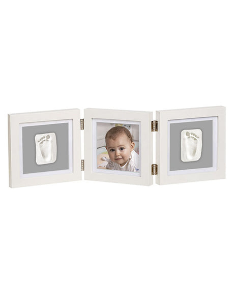 Eurekakids - Cadre Empreintes Blanc & Gris