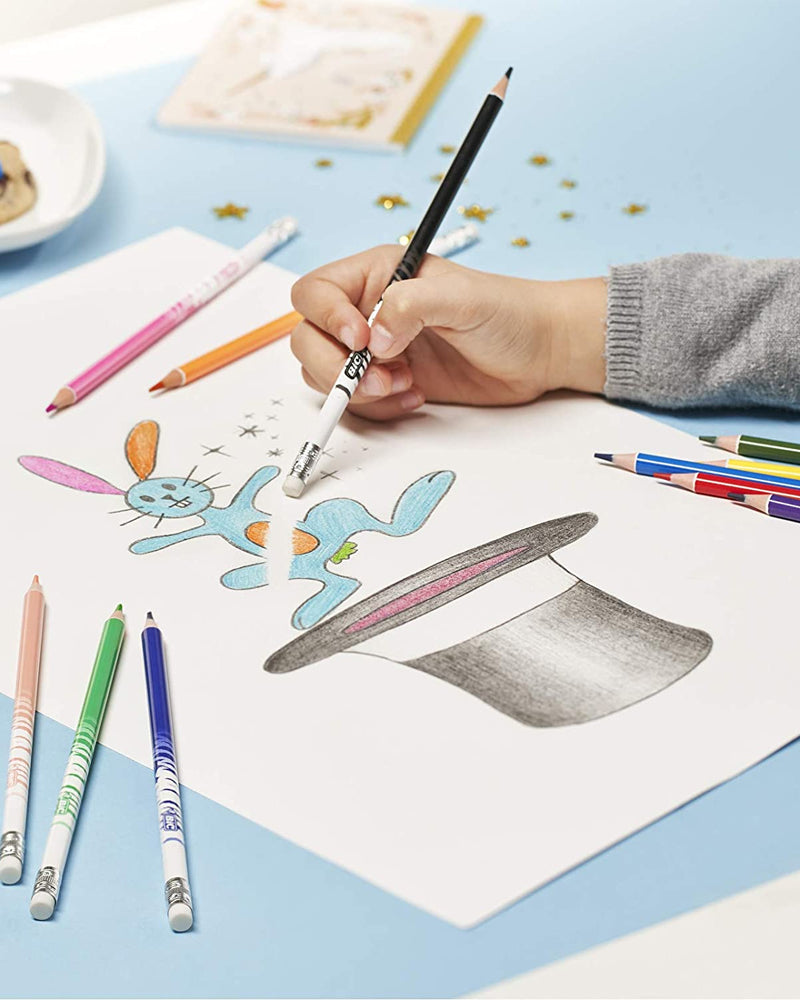 علبة من 12 قلم تلوين قابل للمسح إيفولوشن إليوجن بيك كيدز