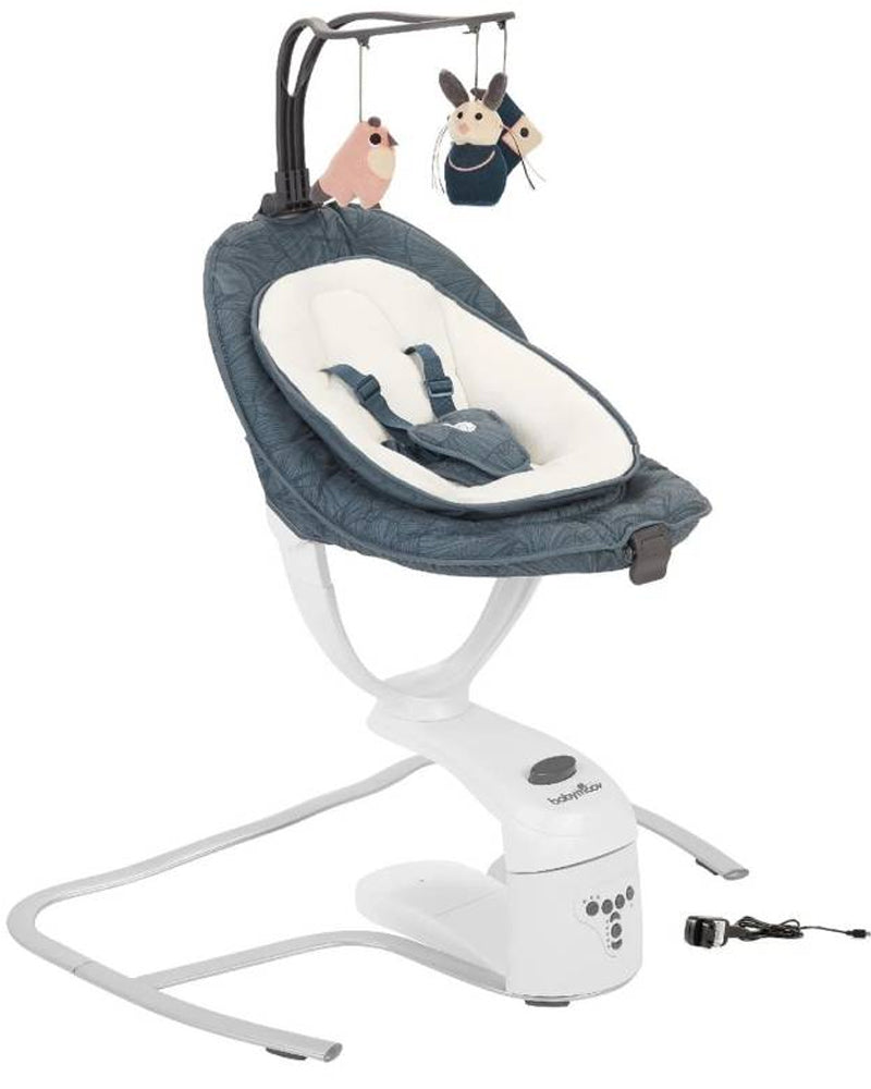 Columpio Eléctrico Swoon Motion Pétalo Azul Babymoov