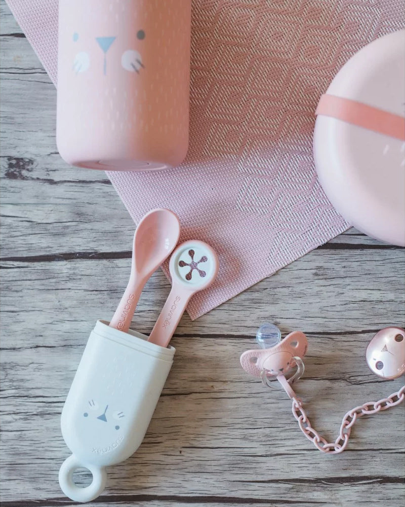 Suavinex Ensemble de Vaisselle - Rose