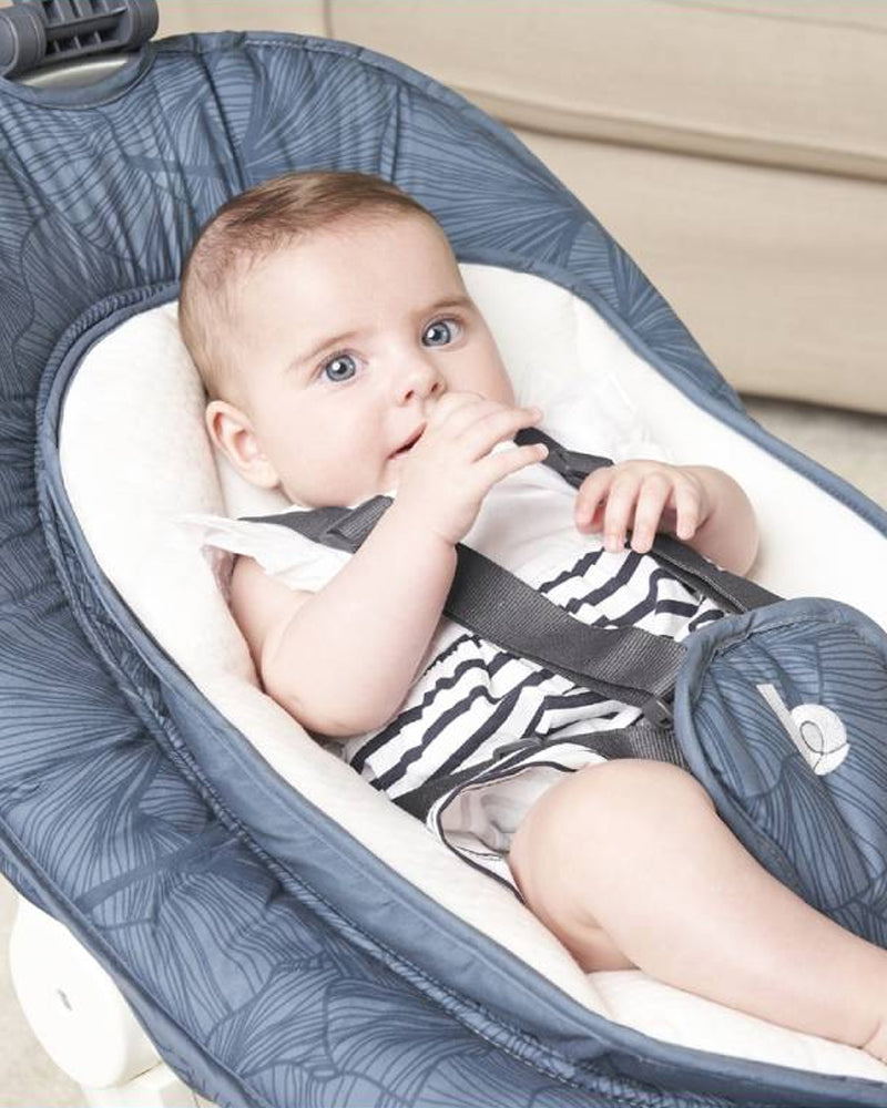 Columpio Eléctrico Swoon Motion Pétalo Azul Babymoov