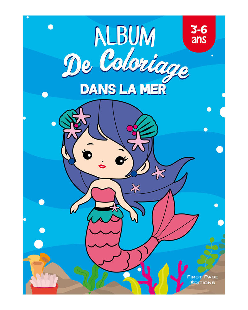 Álbum para colorear - En el mar