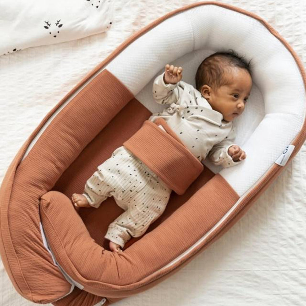 Cocoon Réducteur De Lit Tetra Jersey Terracotta Doomoo