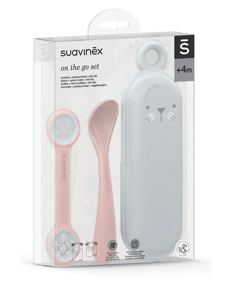 Suavinex Ensemble de Vaisselle - Rose