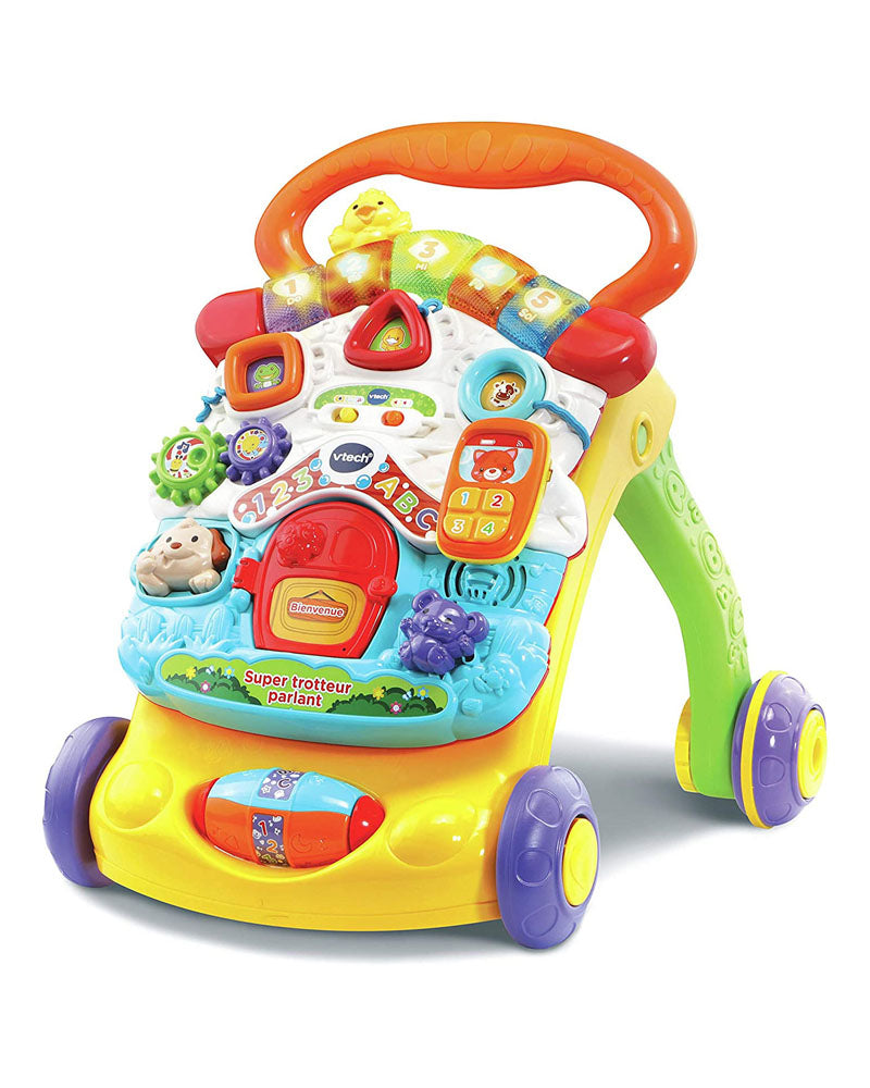 Vtech Super Trotteur parlant 2en1 Bleu - 9-36m