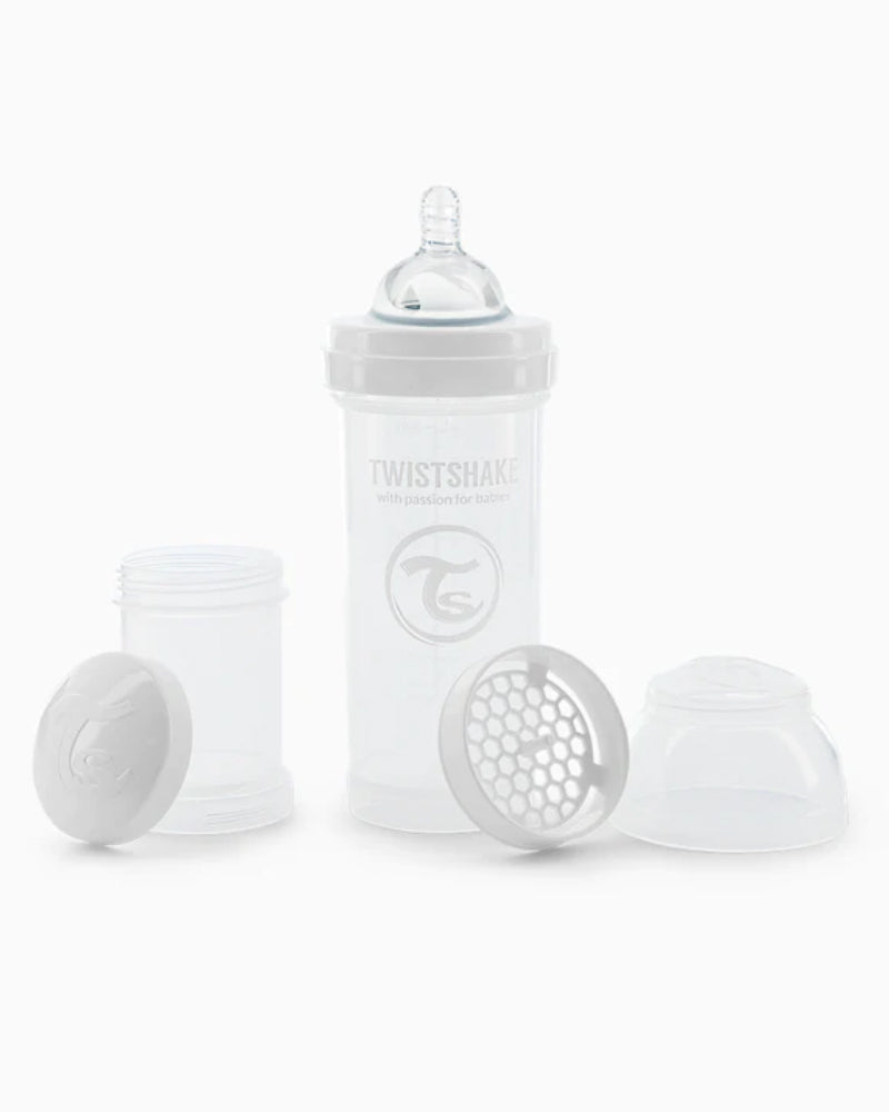 Twistshake : Biberon anti-colique et gourdes réutilisables.