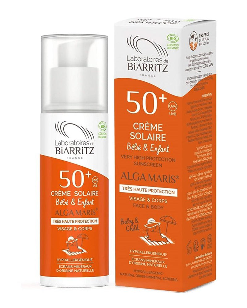 Laboratoires de Biarritz Certified Organic Baby & Child Sunscreen SPF50+ 100ml