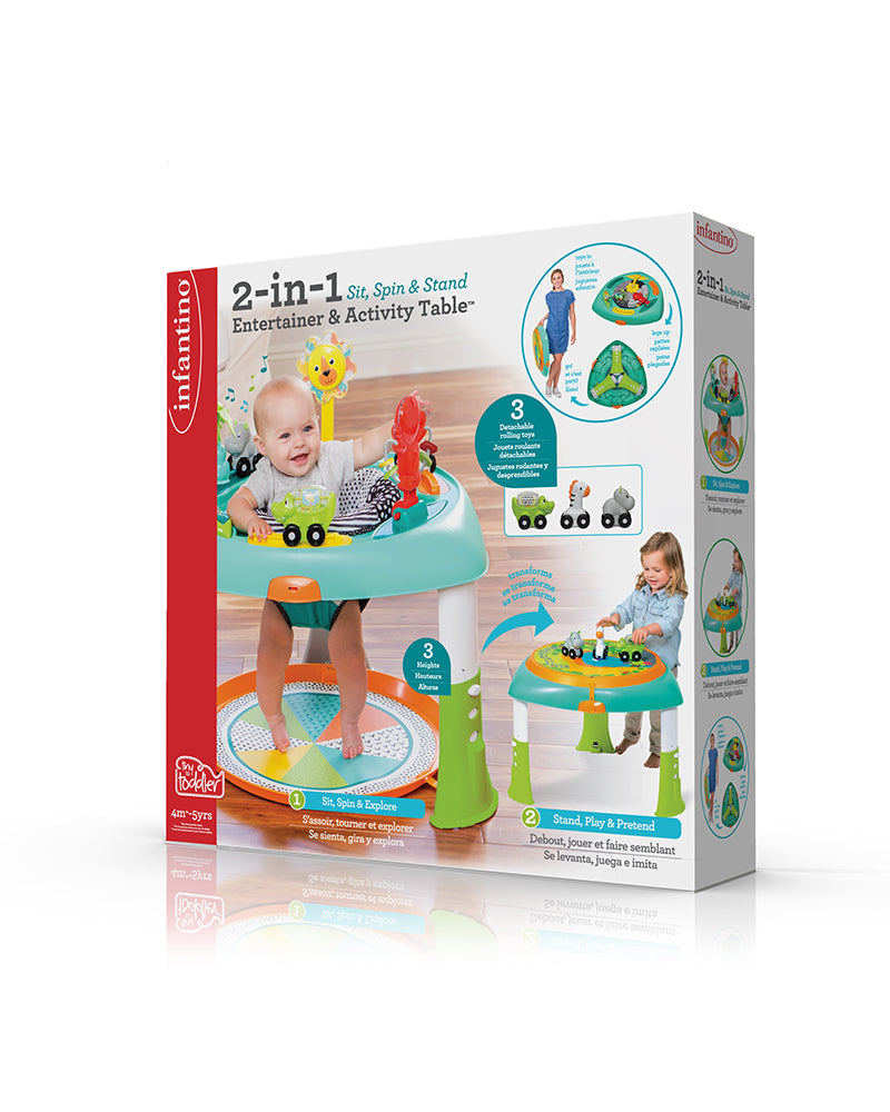 Infantino 2en1 Table d'activités modulable 4M-5A