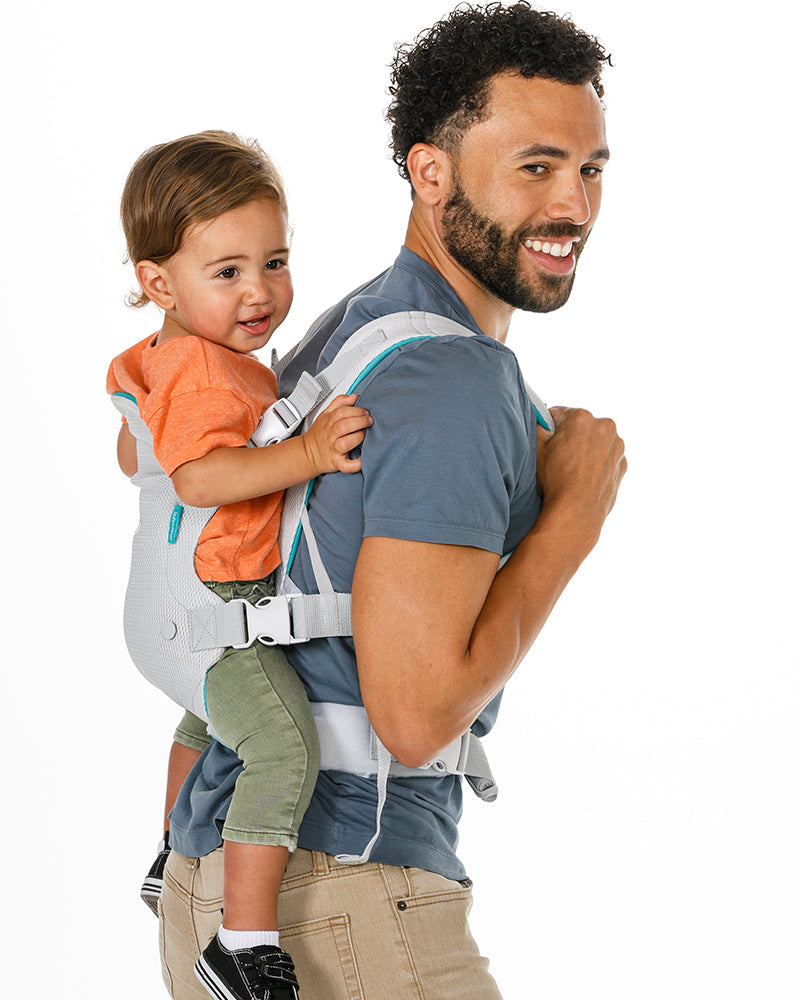 Infantino Porte-bébé Flip Light & Airy Ergonomique 4 en 1 Gris