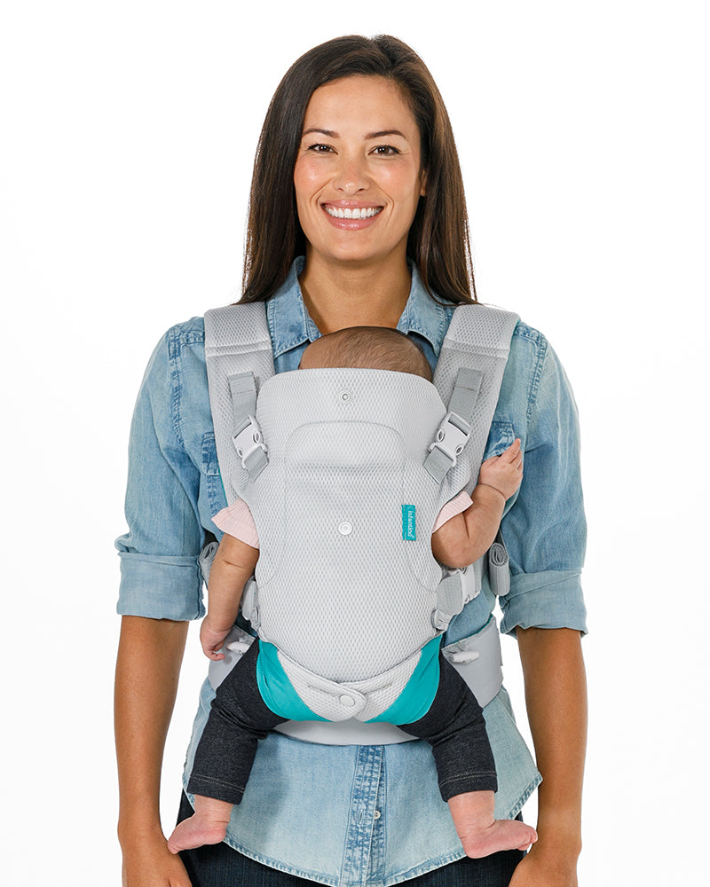 Infantino Porte-bébé Flip Light & Airy Ergonomique 4 en 1 Gris