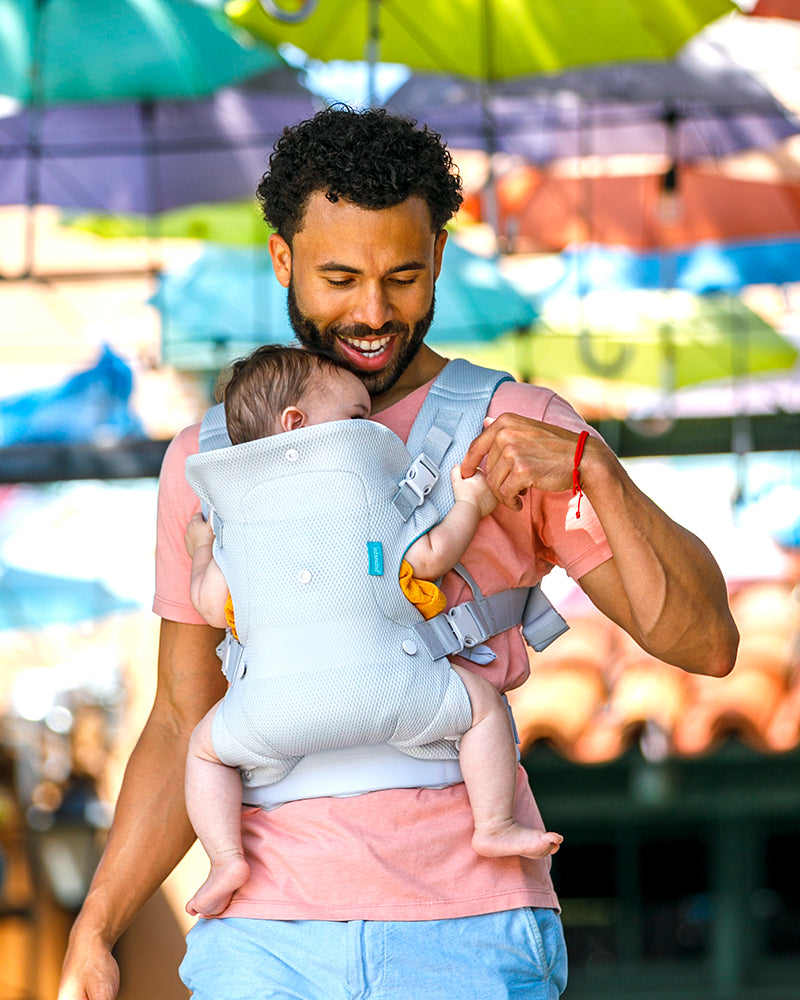 Infantino Porte-bébé Flip Light & Airy Ergonomique 4 en 1 Gris