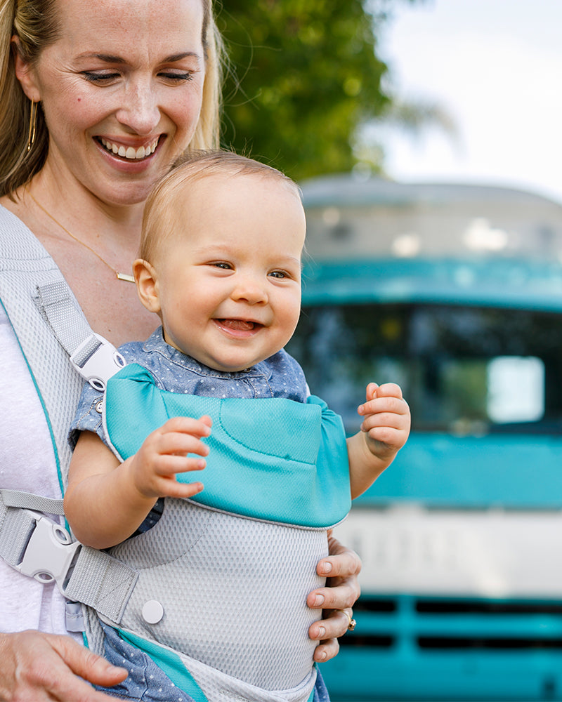 Infantino Porte-bébé Flip Light & Airy Ergonomique 4 en 1 Gris
