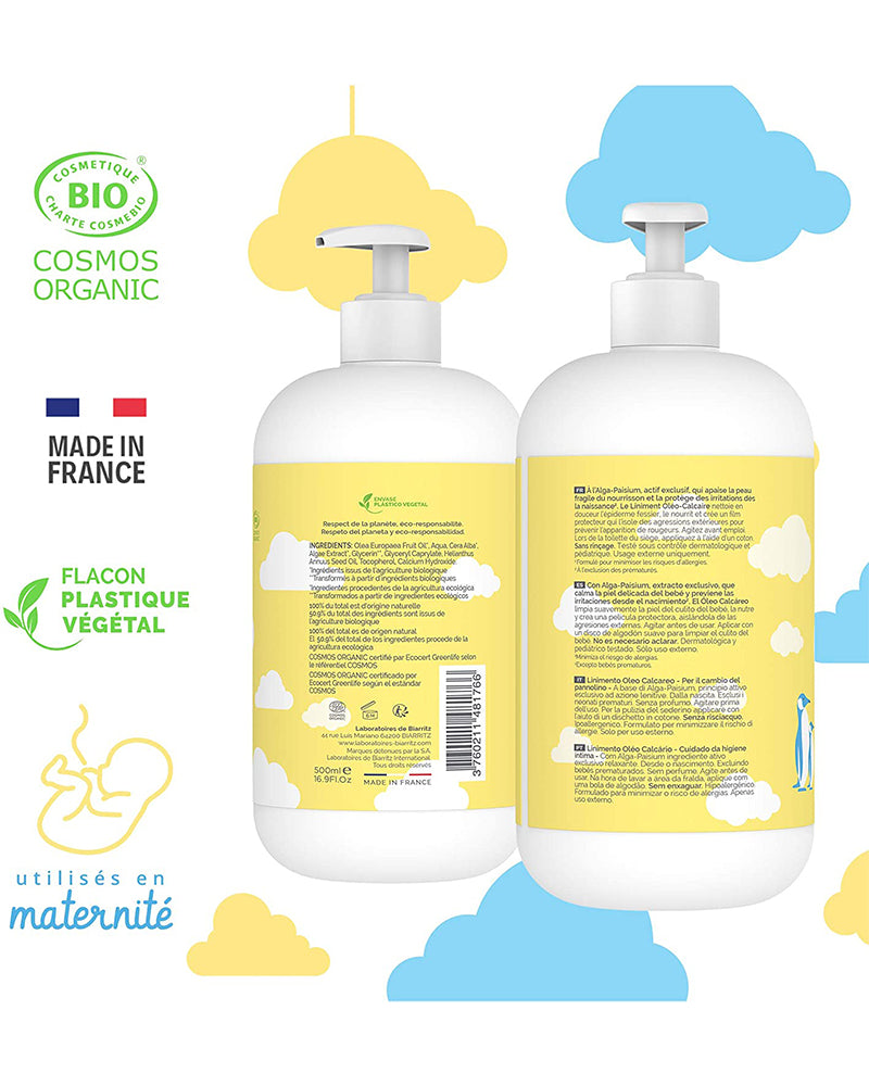 Laboratoires de Biarritz Certified Organic Oleo-Limestone Liniment 500ml