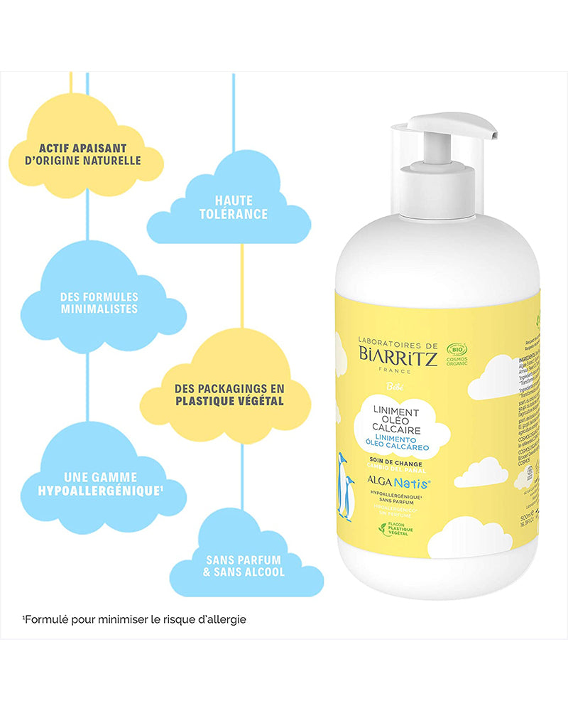 Laboratoires de Biarritz Certified Organic Oleo-Limestone Liniment 500ml