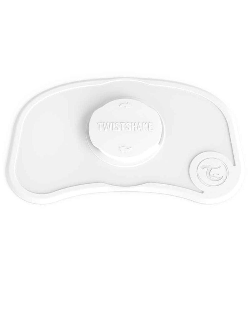 صينية كليك-مات صغيرة بدون طبق تويست شيك - أبيض