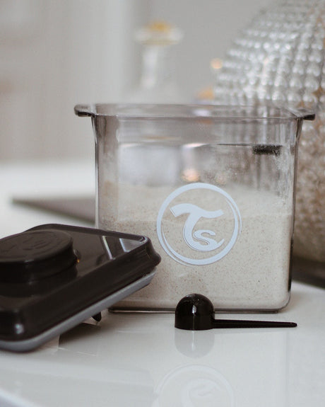 Powdered Milk or Food Container - Black