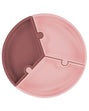 Assiette Puzzle MINIKOIOI avec Ventouse en Silicone – Rose