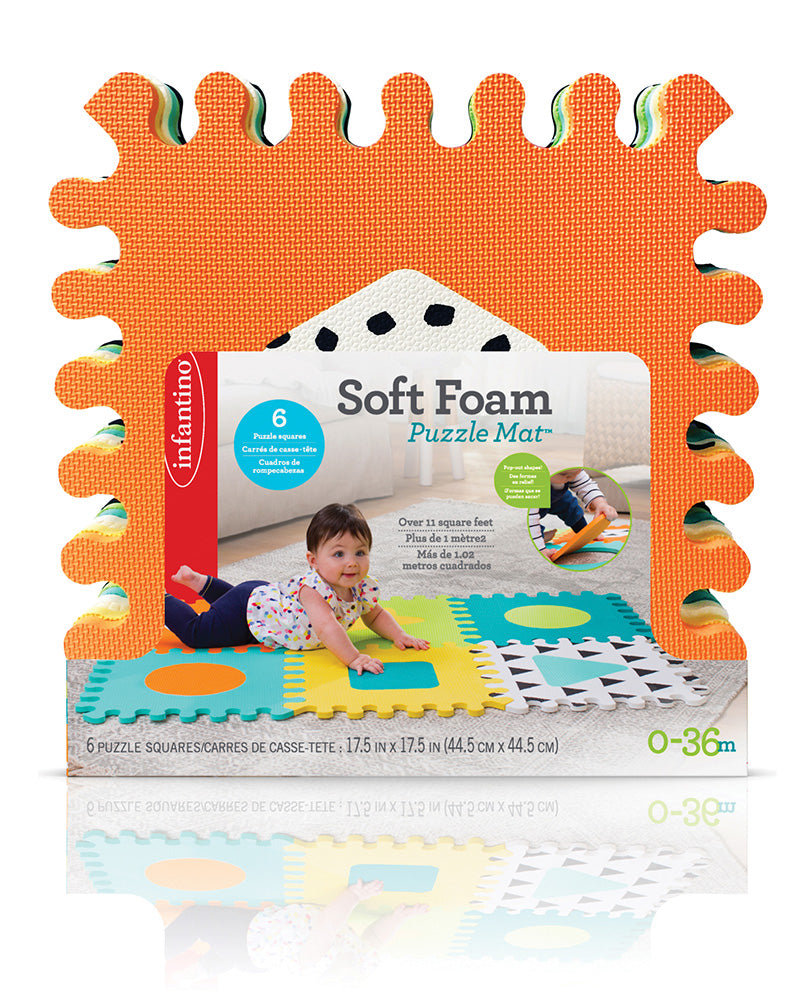 Infantino Tapis Set de 6 Dalles en Mousse