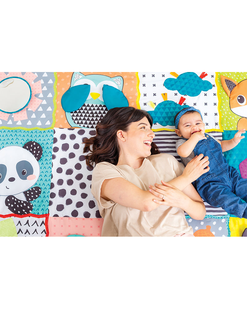 Infantino Tapis de Jeu Multi Activités Sensoriel Géant
