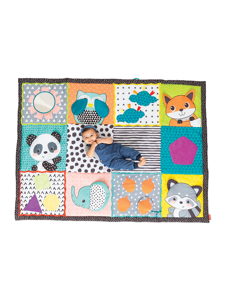 Infantino Tapis de Jeu Multi Activités Sensoriel Géant