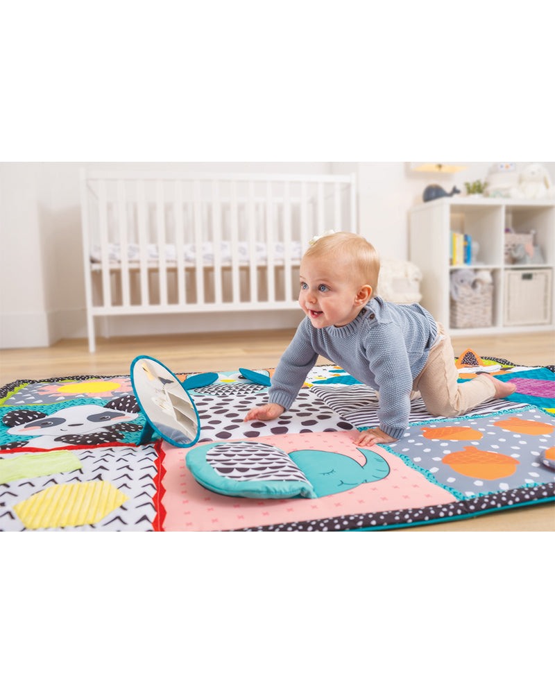 Infantino Tapis de Jeu Multi Activités Sensoriel Géant