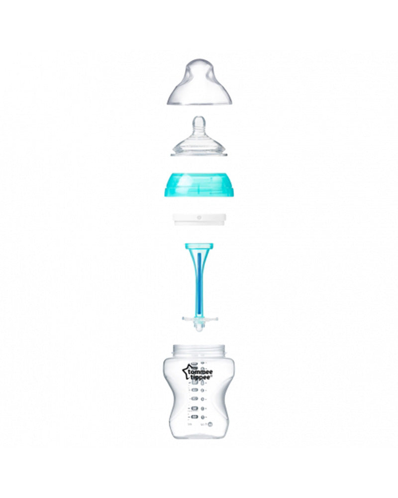 Lot de 2 Biberons Tommee Tippee anti-colique avancé 0m+ - 260ml