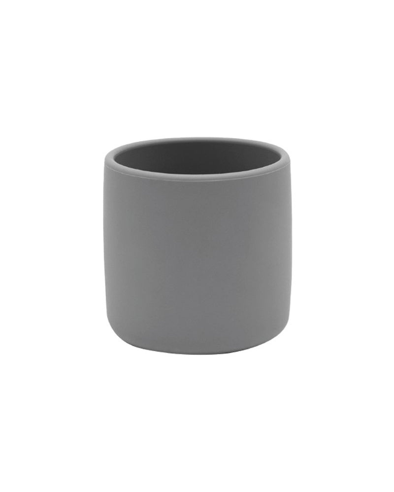 MINIKOIOI Silicone Set: Bowl Cup Spoon - Grey