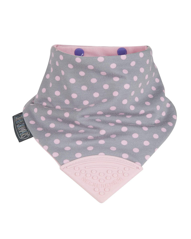 Bavoir de dentition - Polka Pink Dot Neckerchew